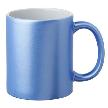11 oz. Metallic Ceramic Custom Mug