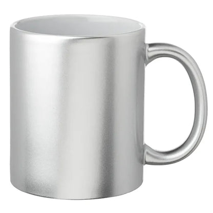 11 oz. Metallic Ceramic Custom Mug
