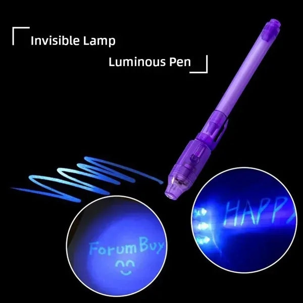 Multi-Functional Invisible Ink UV Pen