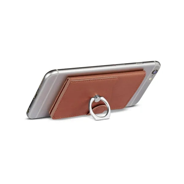 Leeman Tuscany Dual Card Pocket With Metal Ring