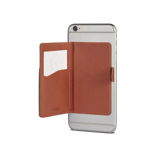 Leeman Tuscany Dual Card Pocket With Metal Ring