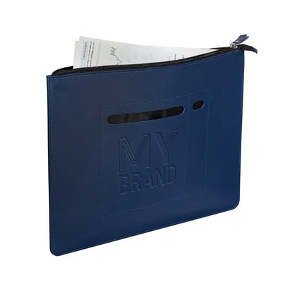 Italian Thermo PU Zip File Folder