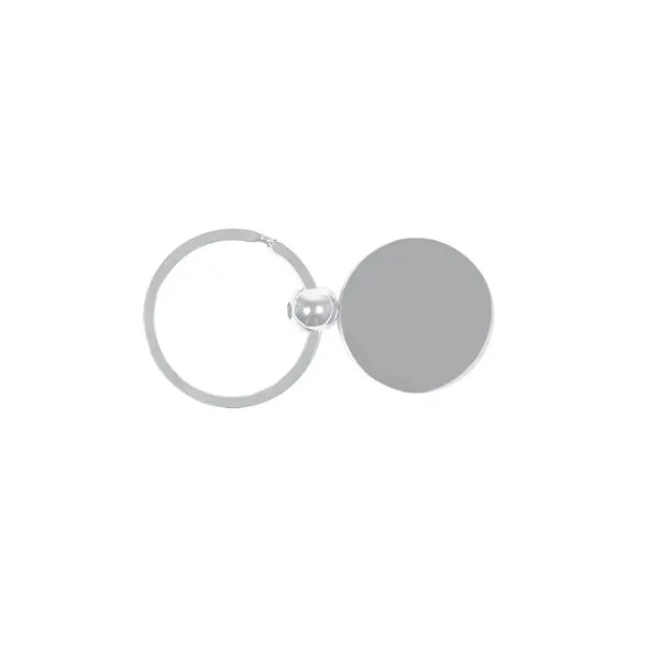Round Metal Keychain