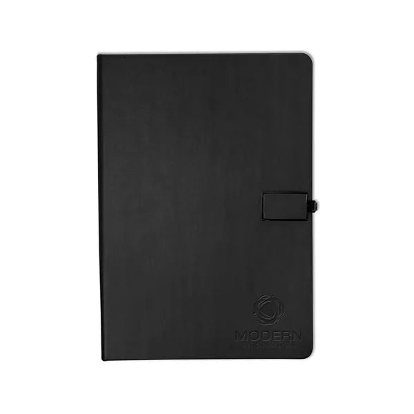 Leeman Tuscany Journal With Magnetic Badge Closure