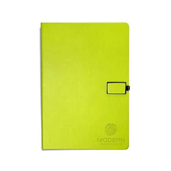 Leeman Tuscany Journal With Magnetic Badge Closure