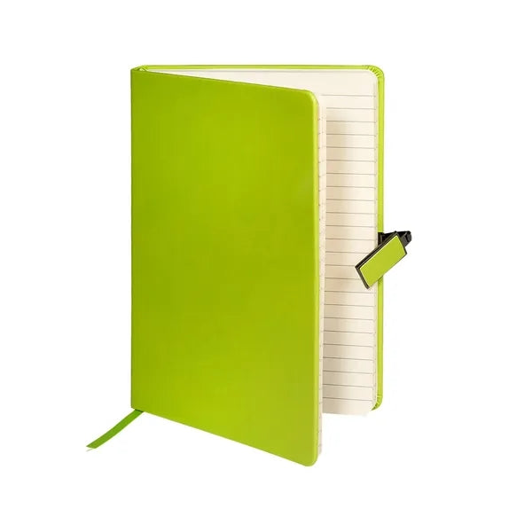 Leeman Tuscany Journal With Magnetic Badge Closure