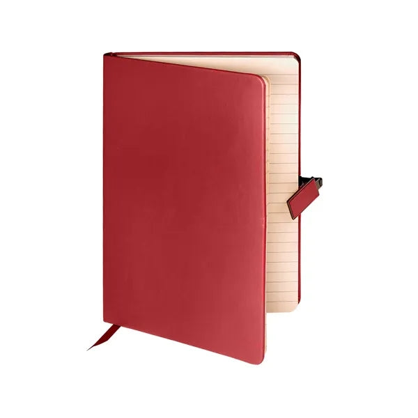 Leeman Tuscany Journal With Magnetic Badge Closure
