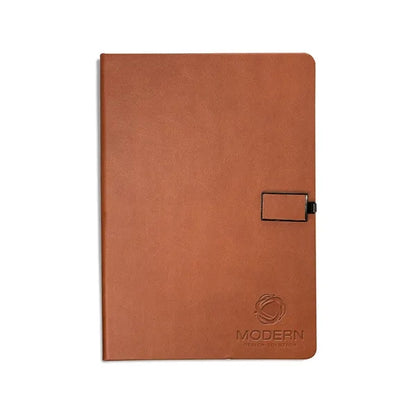 Leeman Tuscany Journal With Magnetic Badge Closure