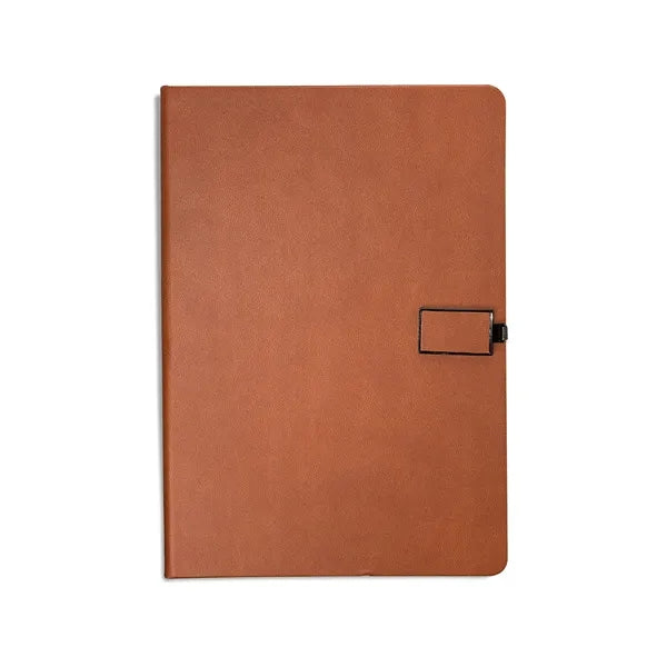 Leeman Tuscany Journal With Magnetic Badge Closure