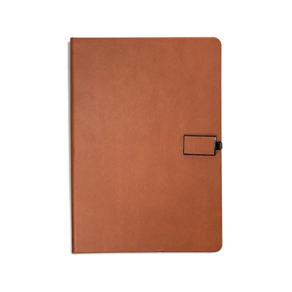 Leeman Tuscany Journal With Magnetic Badge Closure