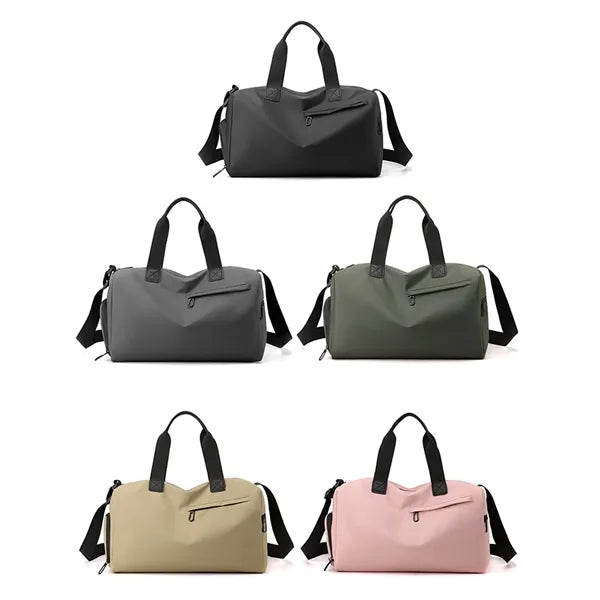 Waterproof Gym Duffel Bag with Shoe Compartment & Wet Pocket