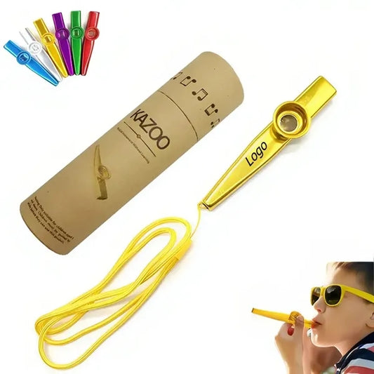 Metal Kazoo with Diaphragms & Gift Box