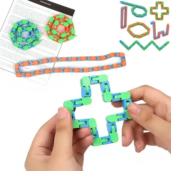 Wacky Tracks Snap 24links Fidget Toys