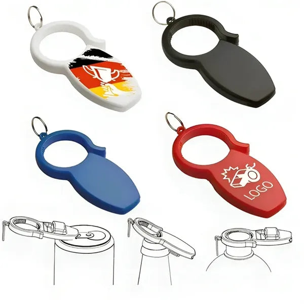 Multifunctional Beer Bottle Opener Keychain