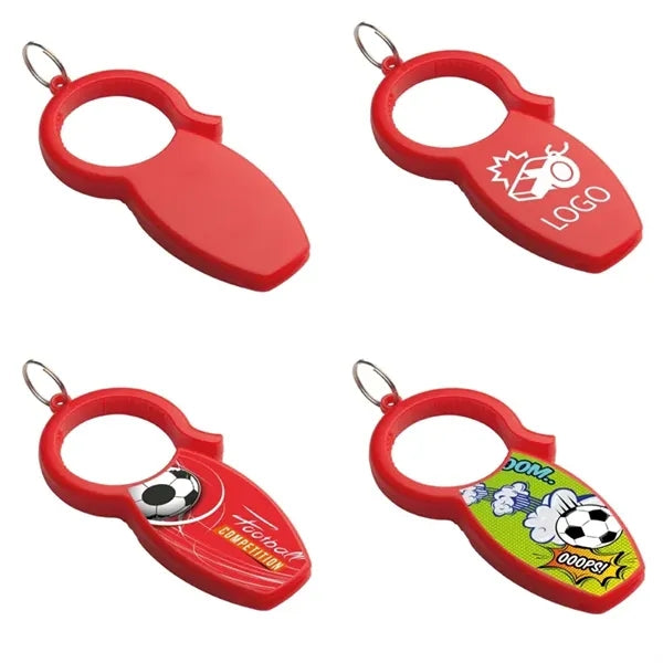 Multifunctional Beer Bottle Opener Keychain