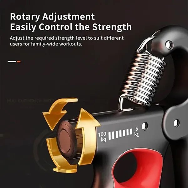 Adjustable  Counter Hand Grip Strengthener 11-220Lbs