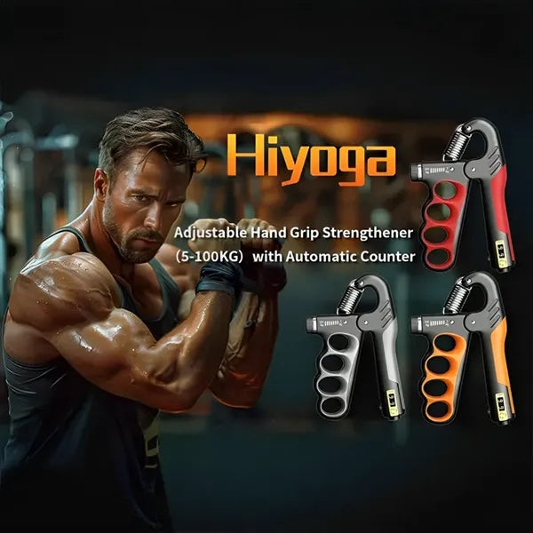 Adjustable  Counter Hand Grip Strengthener 11-220Lbs