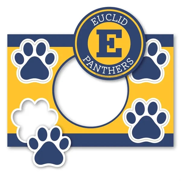 2 in1 Circle Car Magnet with 4 Paw Prints