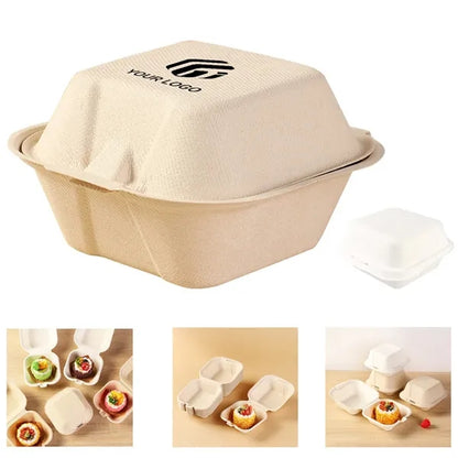Eco-Friendly cake hamburger packaging box takeout container
