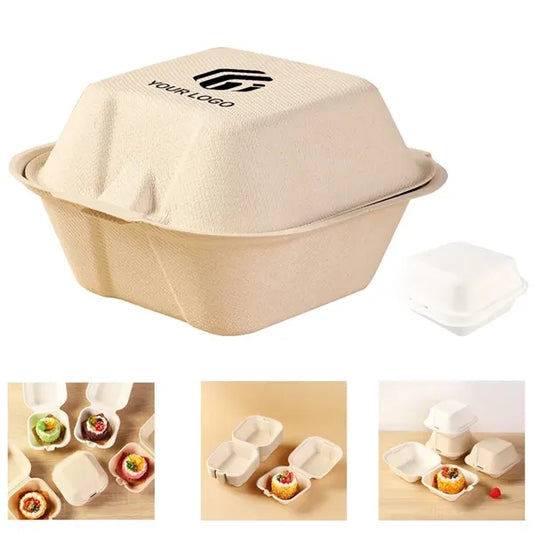 Eco-Friendly cake hamburger packaging box takeout container