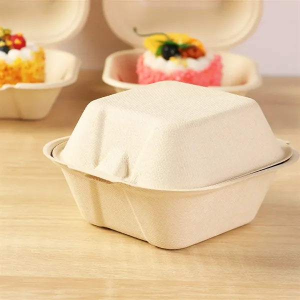 Eco-Friendly cake hamburger packaging box takeout container