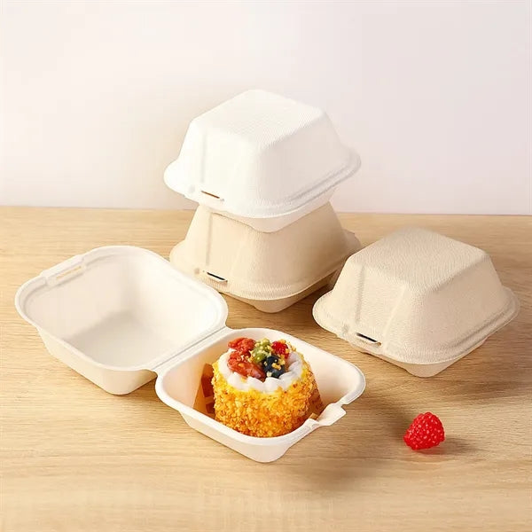 Eco-Friendly cake hamburger packaging box takeout container