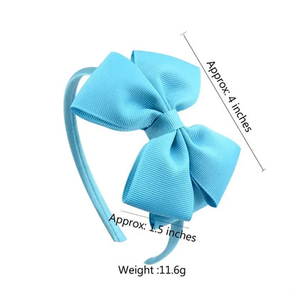 Girl's Fashion Pure Color Bowknot Headband
