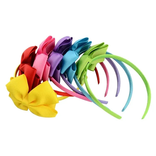 Girl's Fashion Pure Color Bowknot Headband