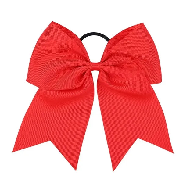 8 Inch Large Bow Hair Elastics for Girls