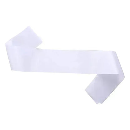 Custom Satin Sash For Party Decorations