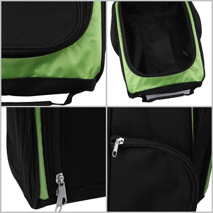 Polyester Golf Shoe Bag W/ Side Pockets & Handle