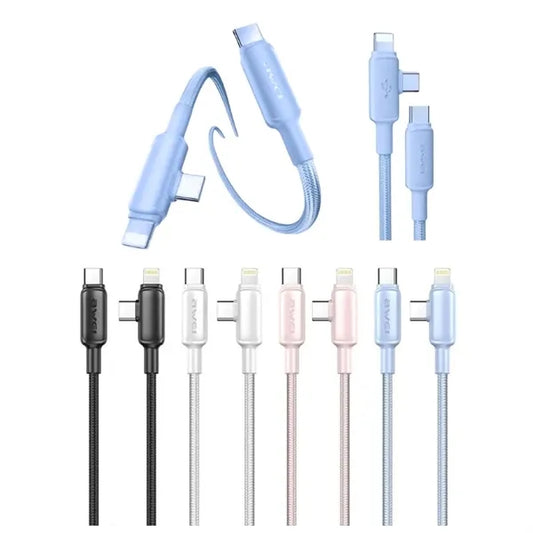 2-in-1 USB C Lightning Charging Cable