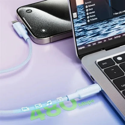 2-in-1 USB C Lightning Charging Cable