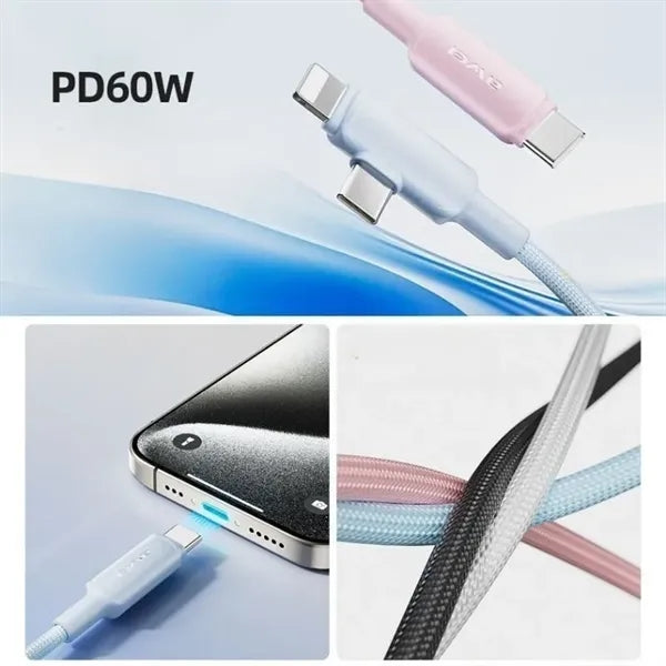 2-in-1 USB C Lightning Charging Cable