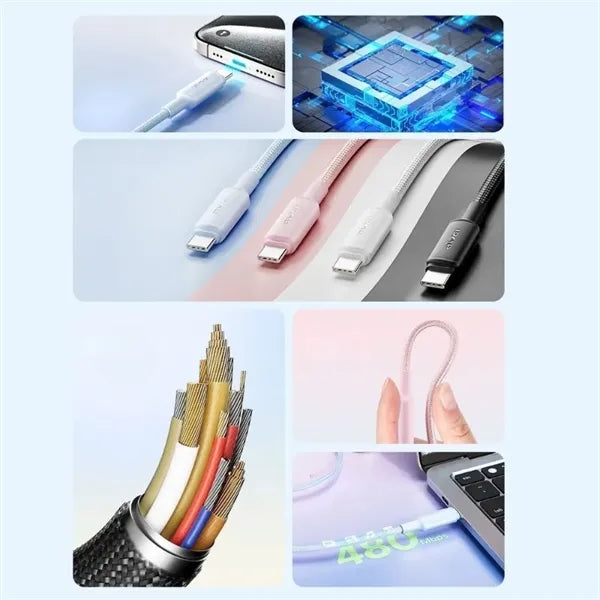 2-in-1 USB C Lightning Charging Cable