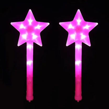 Custom Star Glow LED Light Stick Plastic Wand