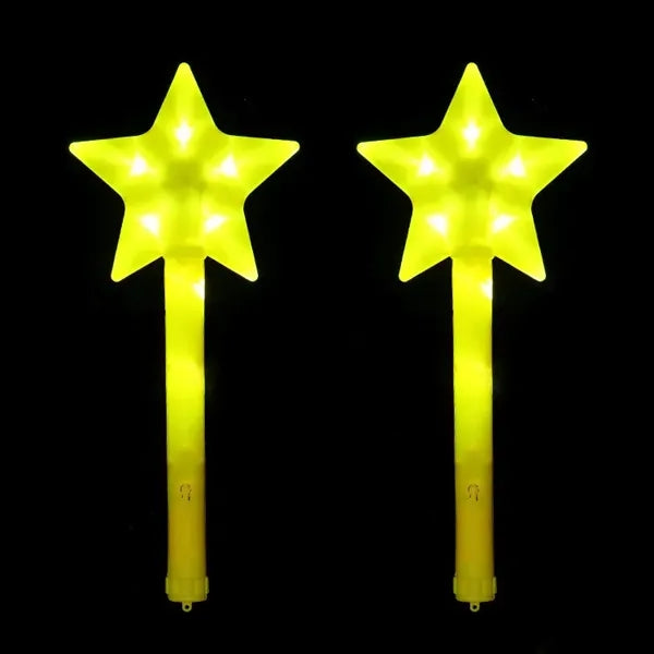Custom Star Glow LED Light Stick Plastic Wand