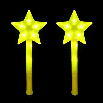 Custom Star Glow LED Light Stick Plastic Wand