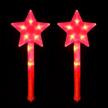 Custom Star Glow LED Light Stick Plastic Wand