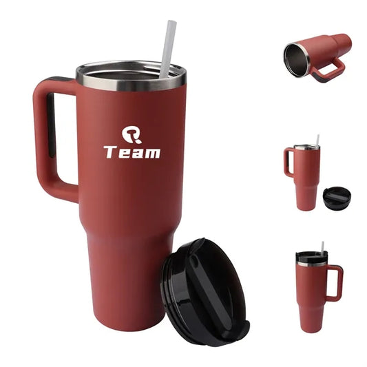40 oz SipTek Vacuum Mug with Straw