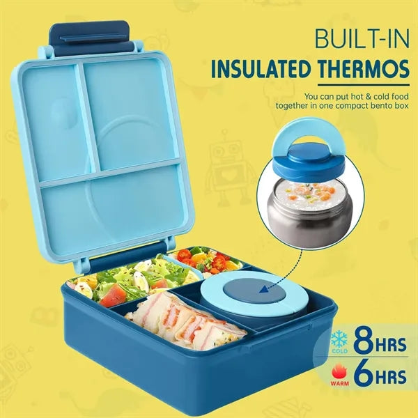 Multifunctional Stainless Steel Compartment Lunch Box