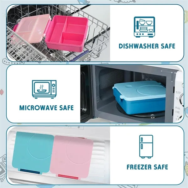 Multifunctional Stainless Steel Compartment Lunch Box