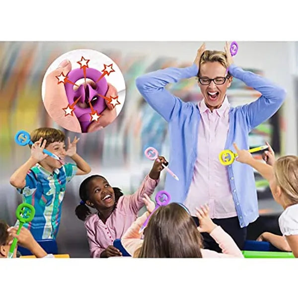 Silicone Suction Cup Gripper Decompression Pen Sound Toy