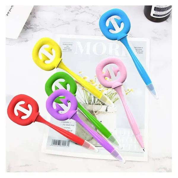 Silicone Suction Cup Gripper Decompression Pen Sound Toy