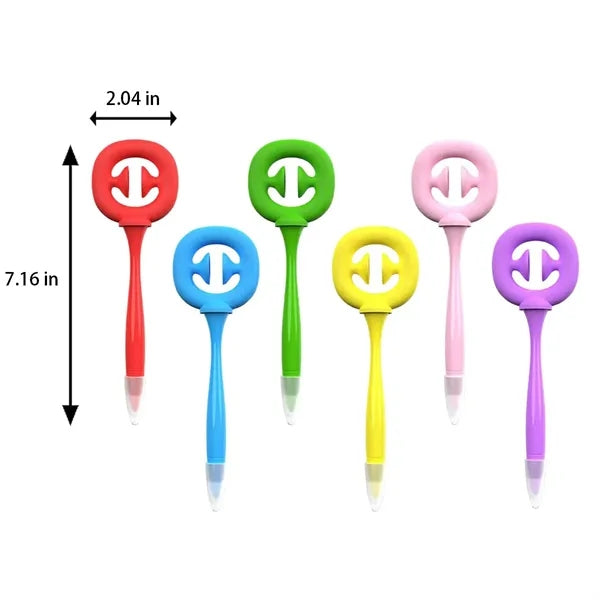 Silicone Suction Cup Gripper Decompression Pen Sound Toy