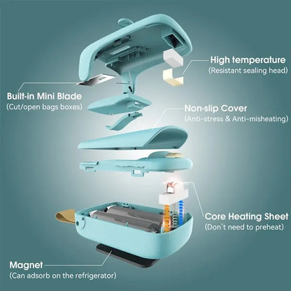 Mini Hand Press Sliding Cover Laminator with Lanyard
