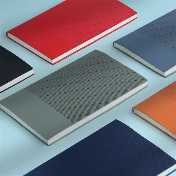 A5 Paperback PU Lined Notebook With Bookmark