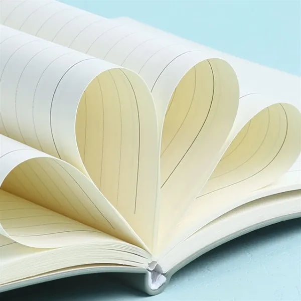 A5 Paperback PU Lined Notebook With Bookmark