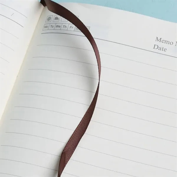 A5 Paperback PU Lined Notebook With Bookmark