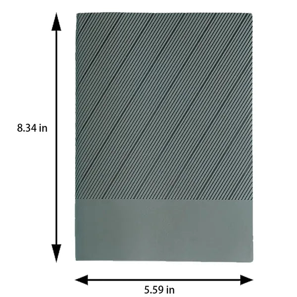 A5 Paperback PU Lined Notebook With Bookmark